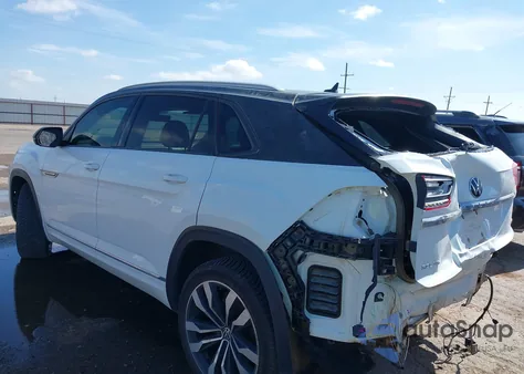 2020 Volkswagen Atlas Cross Sport 3.6L V6 Sel Premium R-Line from USA, damaged, VIN 1V2TE2CA3LC231880